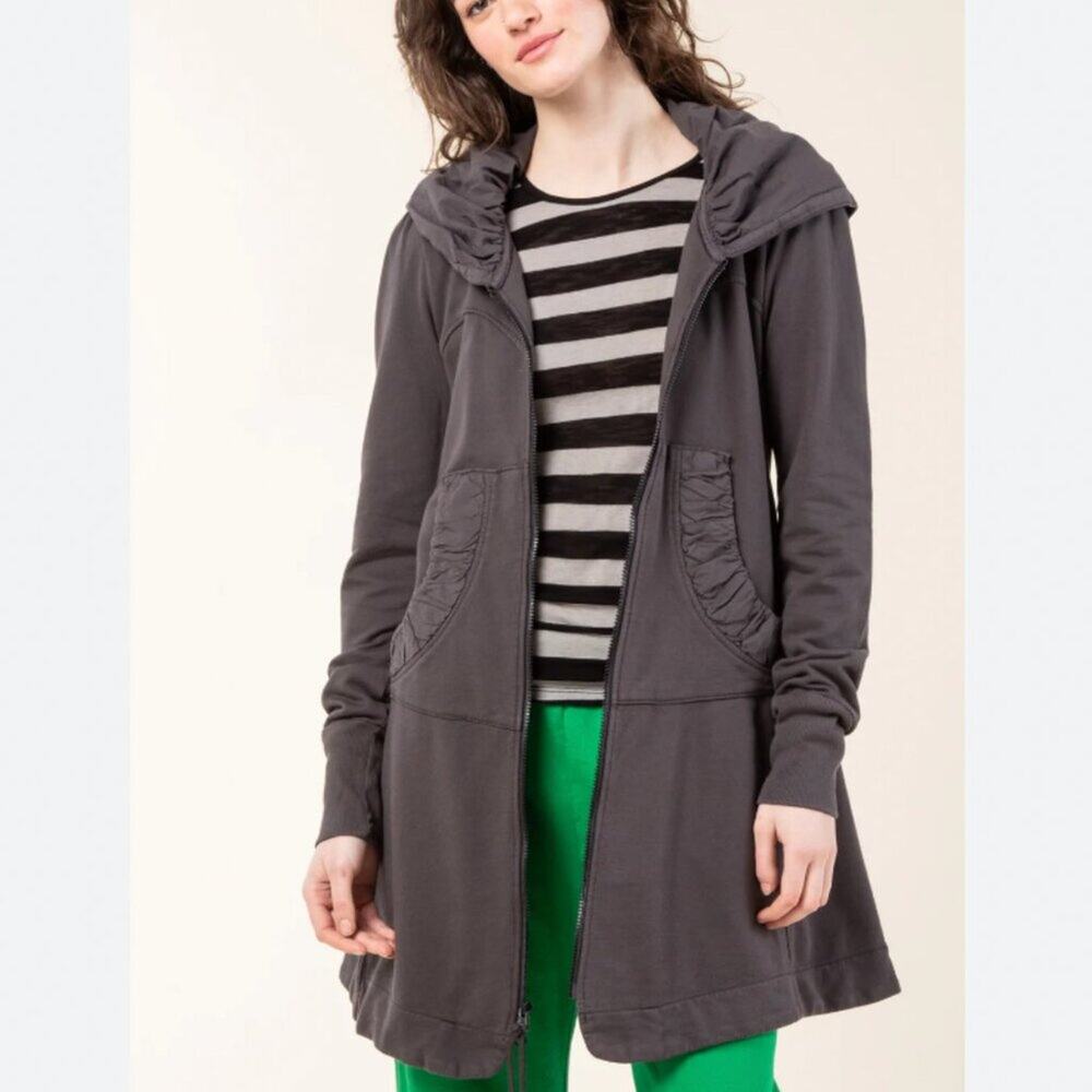 Prairie Underground Long Cloak Hoodie in Tunnel
